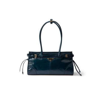 PRADA BONNIE MEDIUM LEATHER HANDBAG 1BA426 (32*15.5*12cm)